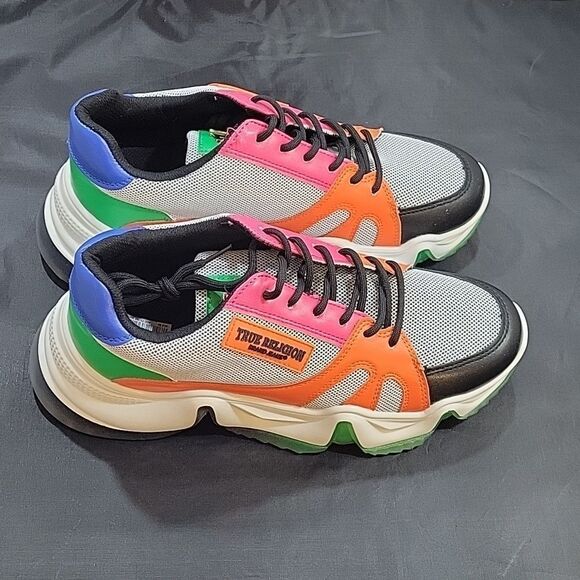 BRAND NEW TRUE RELIGION RALEN MULTI-COLOR LOW TOP SNEAKER - Picture 4 of 16